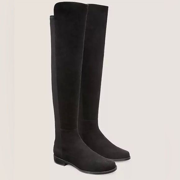 Stuart Weitzman 5050 Suede Boots - Picture 1 of 11
